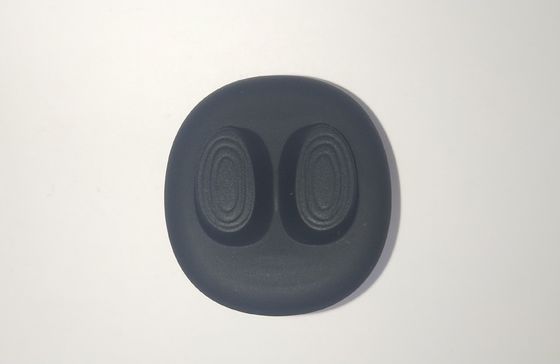 검은 실리콘 고무 부분 원통 충돌 핸들 슬리브 1*25mm