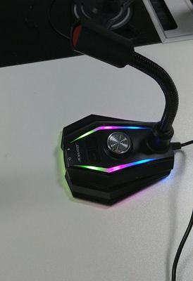 컴퓨터 데스크톱 노트북 USB 유선 마이크 게임 라이브 음성 변경 음성 채팅 마이크