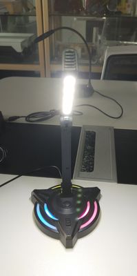 USB 데스크탑 회의 전체 노래방 E스포츠 마이크 2 테이블 램프 조정