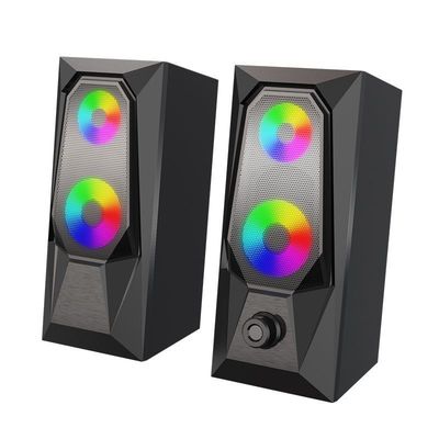 RGB 게임 컴퓨터 스피커 USB 노트북 소음 슈퍼 볼륨 데스크톱 서브우퍼
