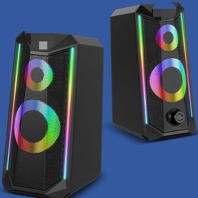 RGB 게임 컴퓨터 스피커 USB 노트북 소음 슈퍼 볼륨 데스크톱 서브우퍼