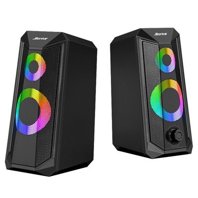RGB 게임 컴퓨터 스피커 USB 노트북 소음 슈퍼 볼륨 데스크톱 서브우퍼