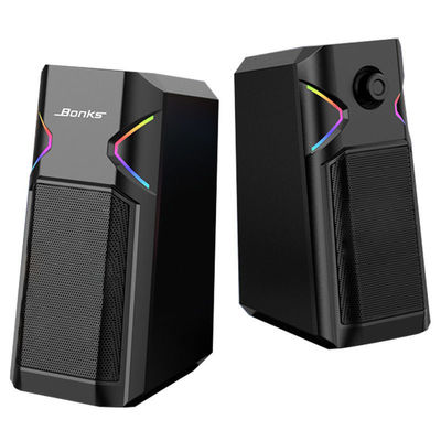 RGB 게임 컴퓨터 스피커 USB 노트북 소음 슈퍼 볼륨 데스크톱 서브우퍼