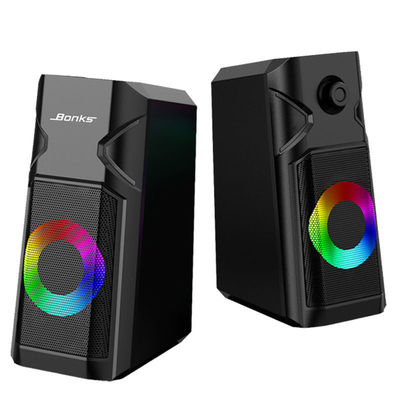 RGB 게임 컴퓨터 스피커 USB 노트북 소음 슈퍼 볼륨 데스크톱 서브우퍼