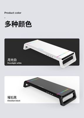 SECC 금속 모니터 스탠드 USB3.0 허브 / 무선 충전