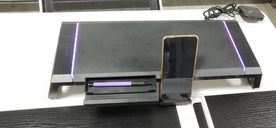 SECC 금속 모니터 스탠드 USB3.0 허브 / 무선 충전